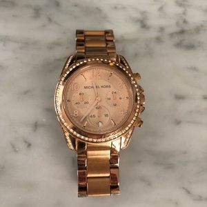 Michael Kors rose gold watch